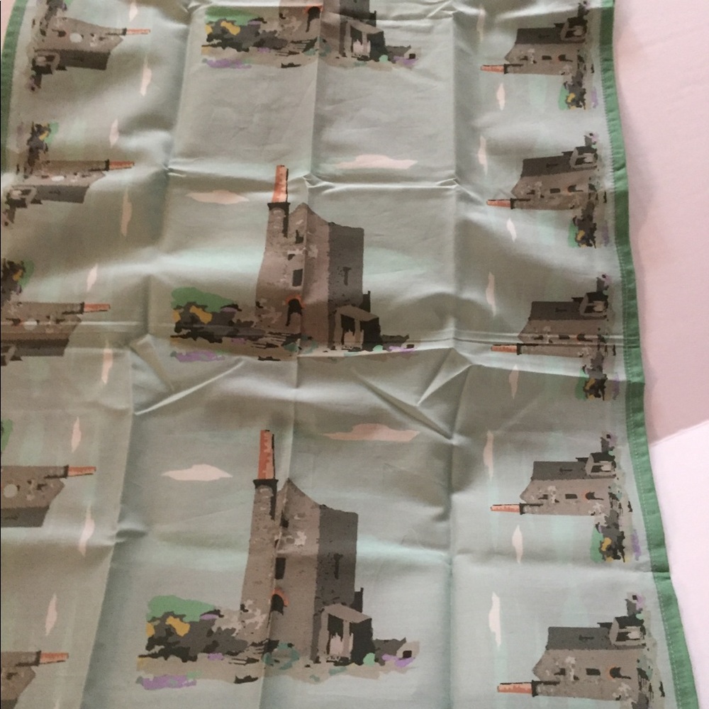 Cornish Mine printed Scarf